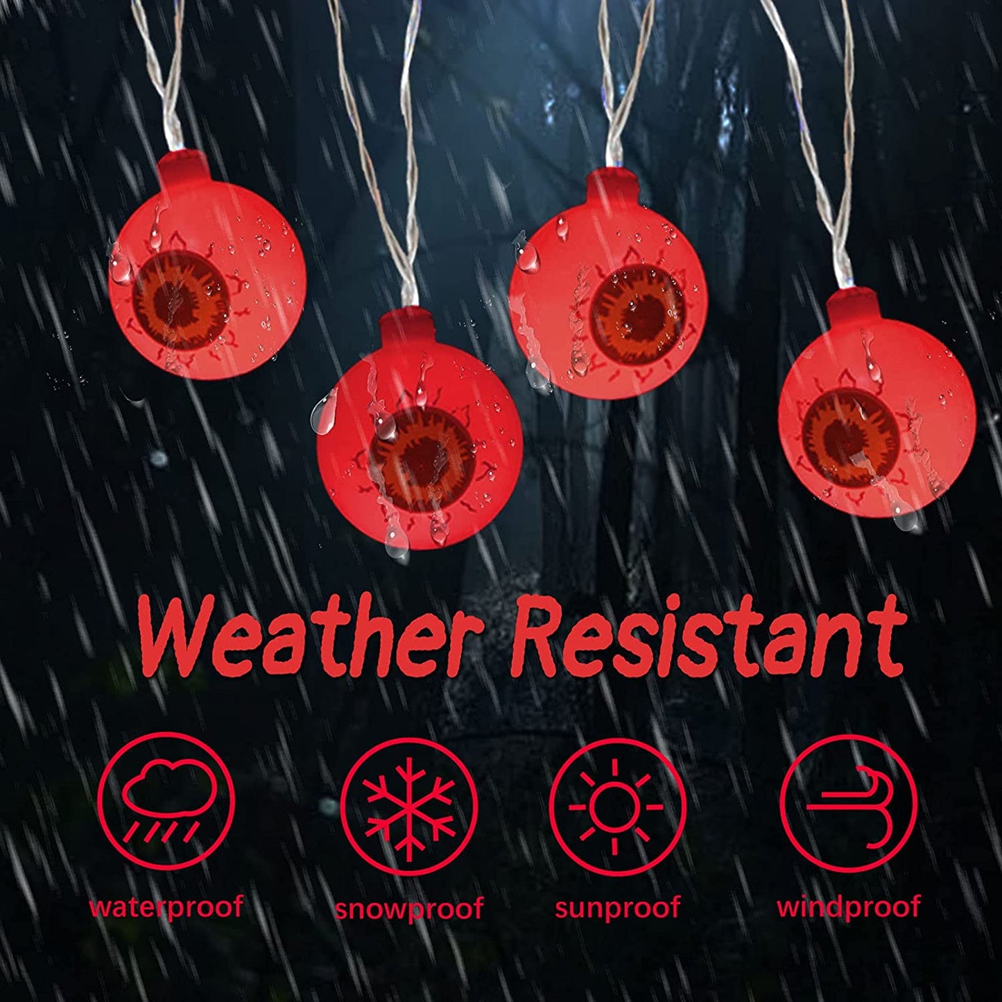 30 LED Eyeball String Lights