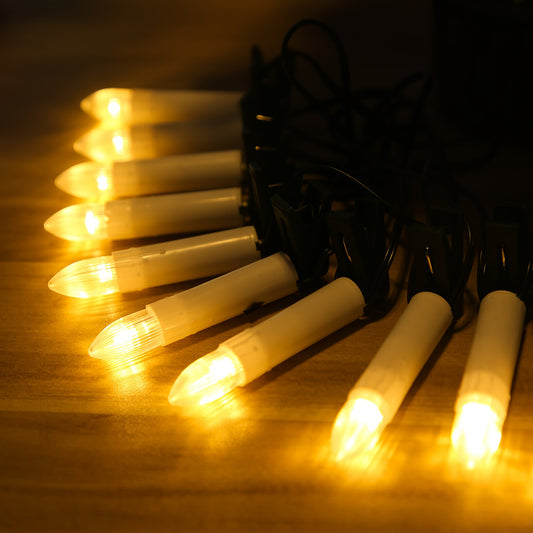 12 FT 20 LED Candle String Lights
