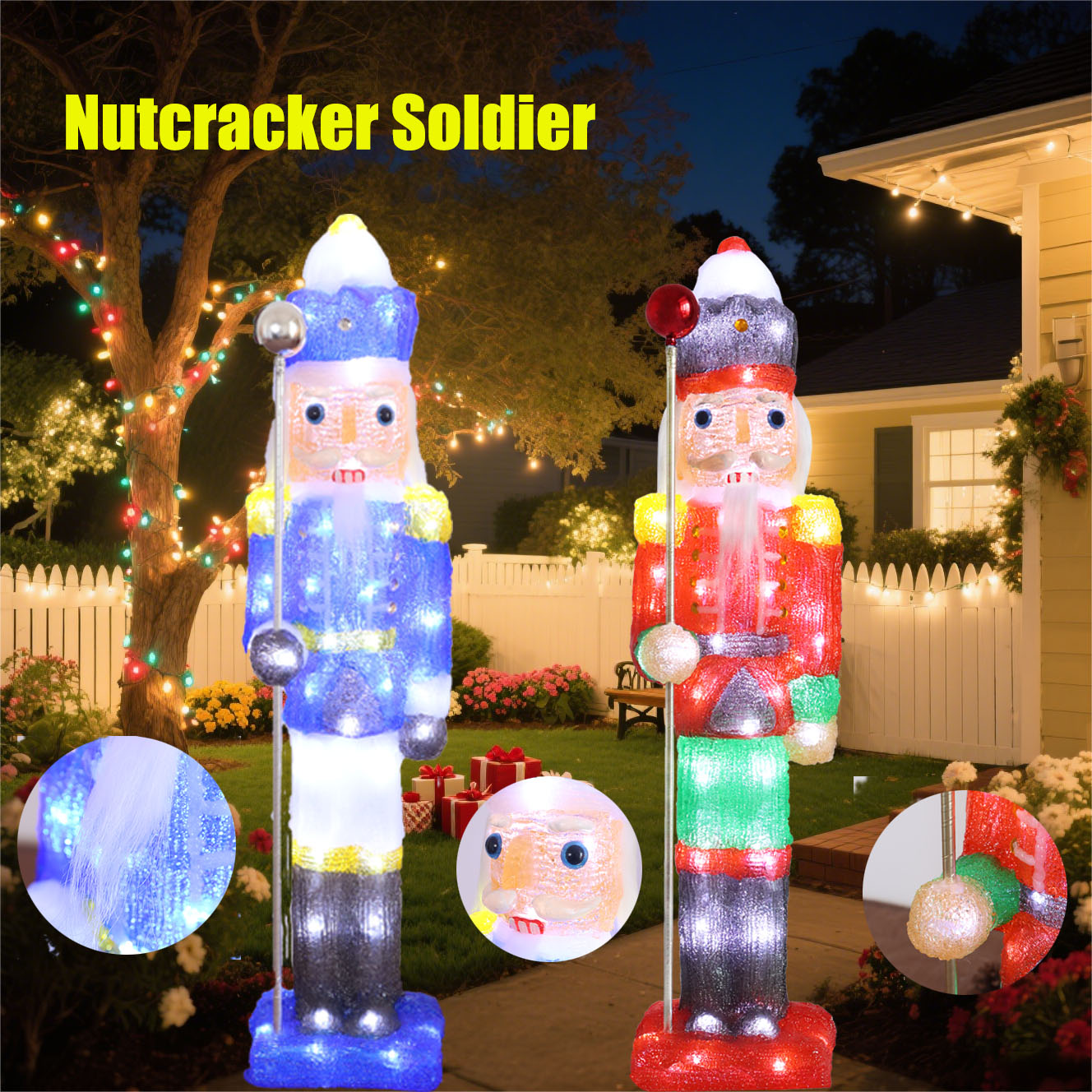 2 FT LED Nutcracker Figurine