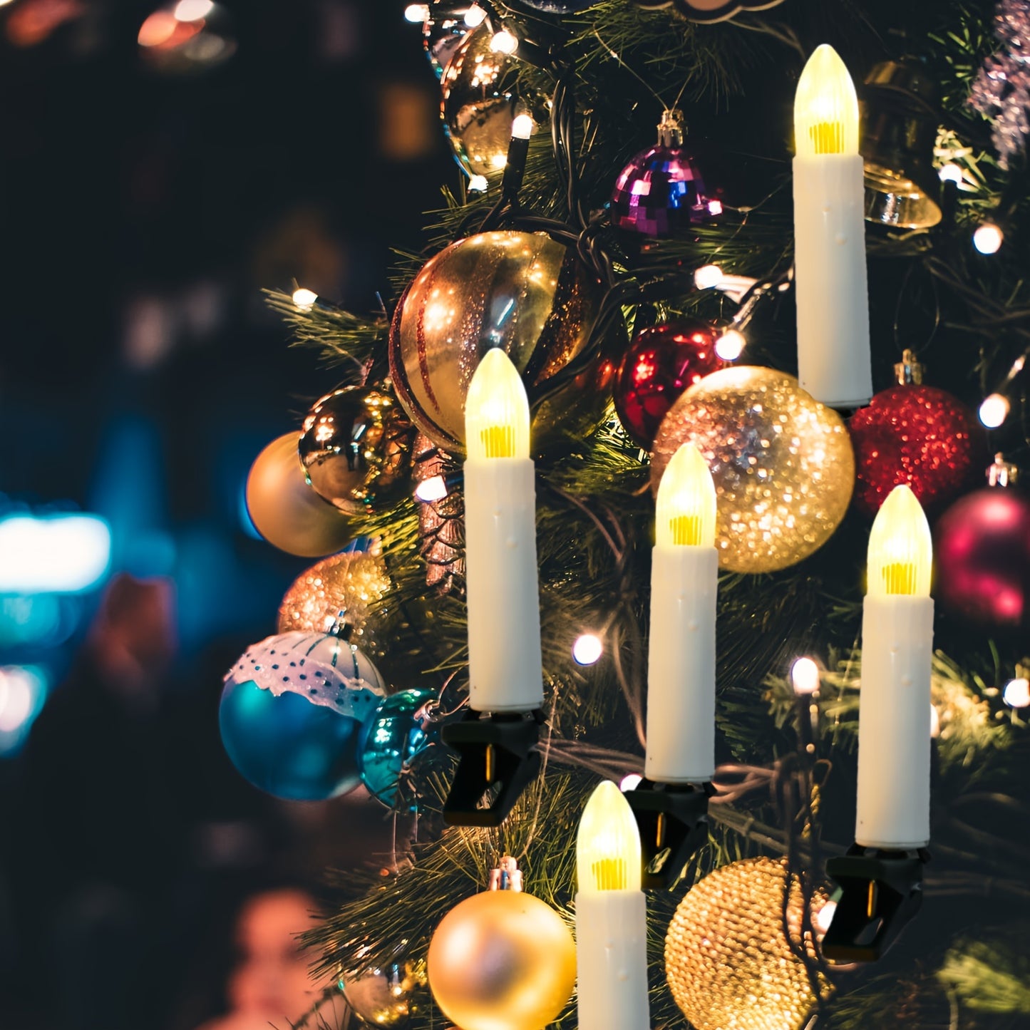 12 FT 20 LED Candle String Lights