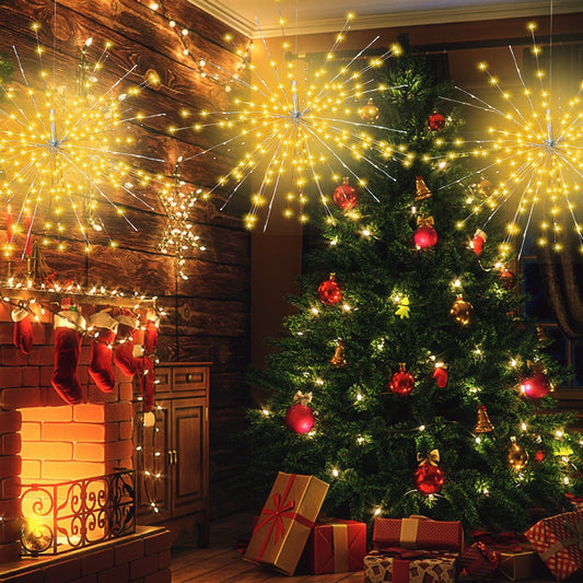 250L Warm White Exploding Star Light