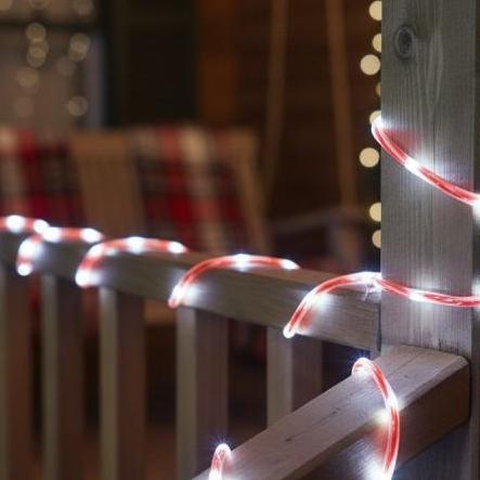 33FT Solar Rope Lights, 200 LED Waterproof Candy Color Outdoor