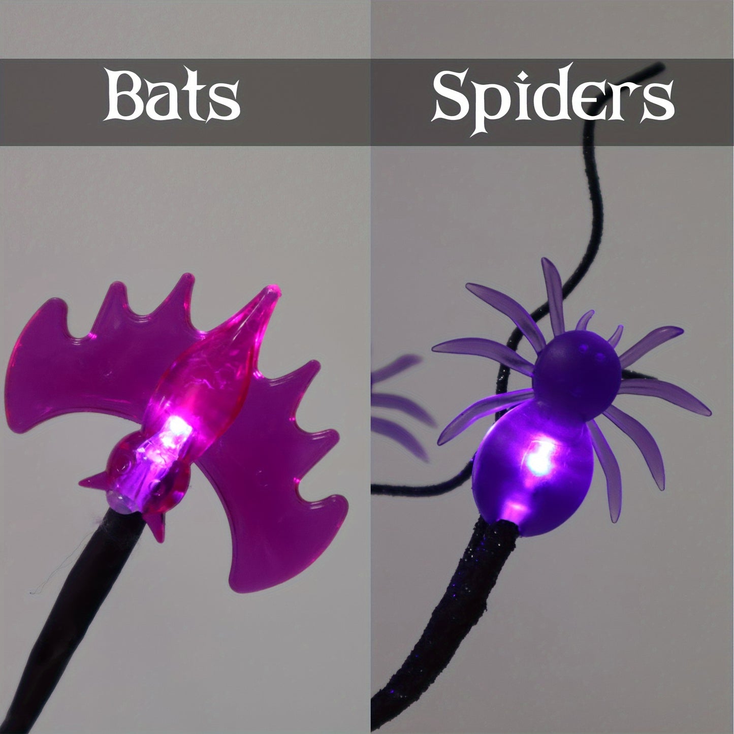 Spooky LED Bonsai Tree with Spiders & Bats