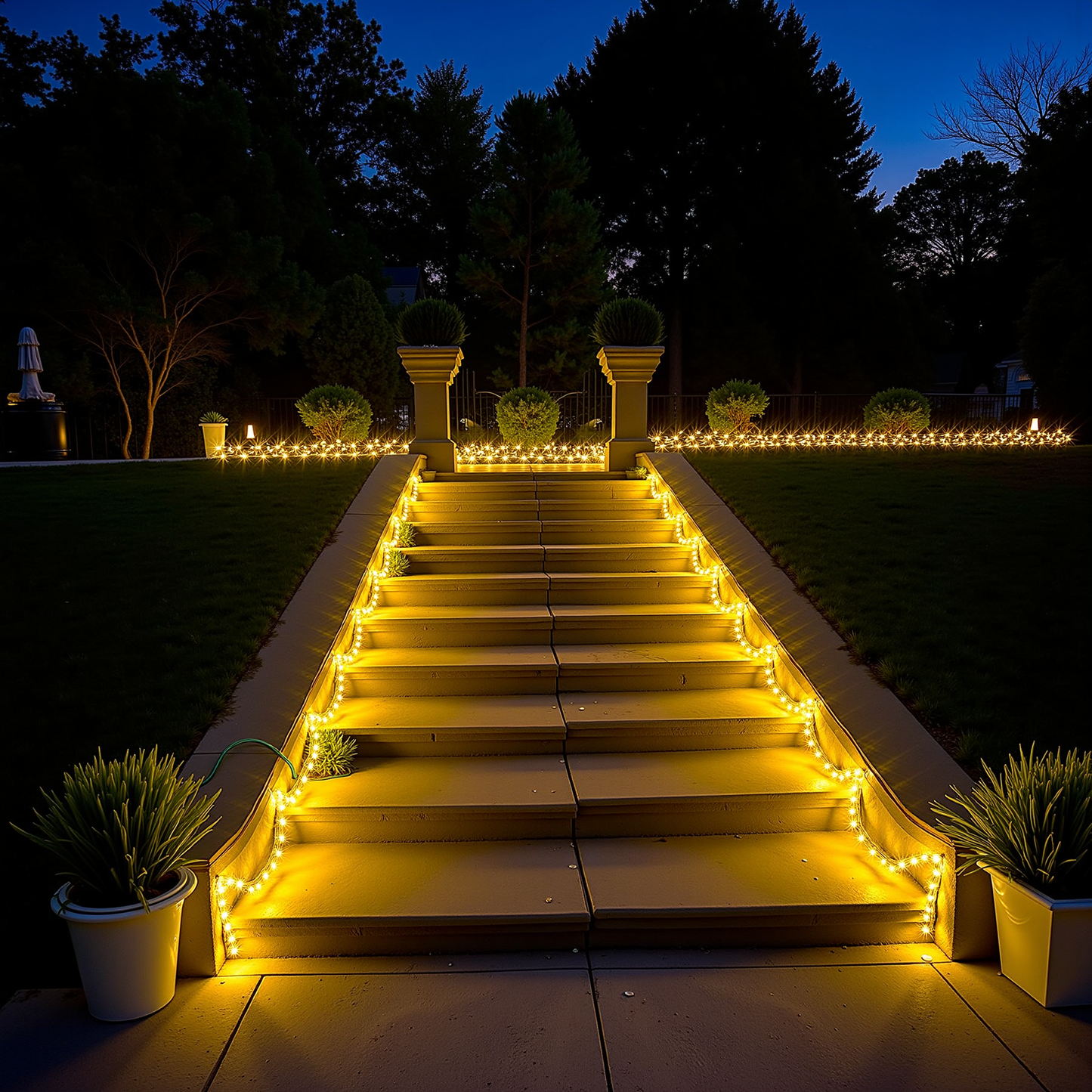 100Ft Warm White Rope String Lights