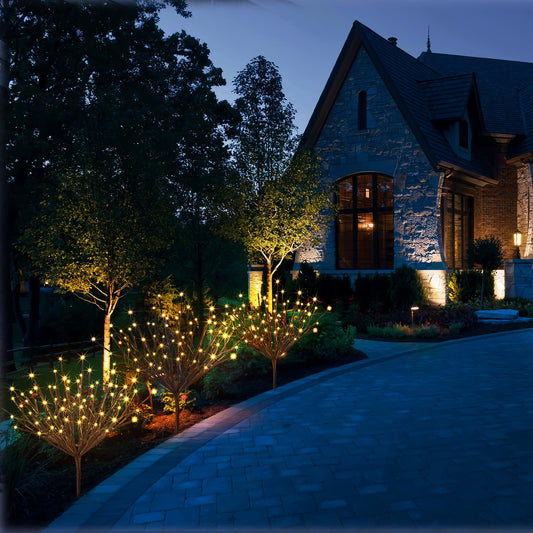 2 Ft Solar Brown Branch LED Tree Lights