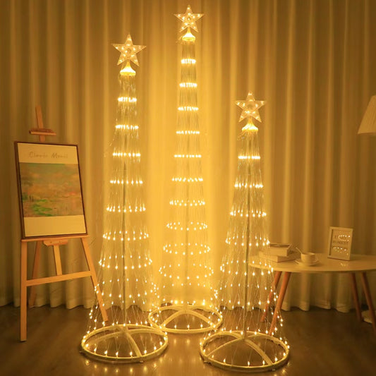 5ft Warm White Christmas Tree with Star Topper