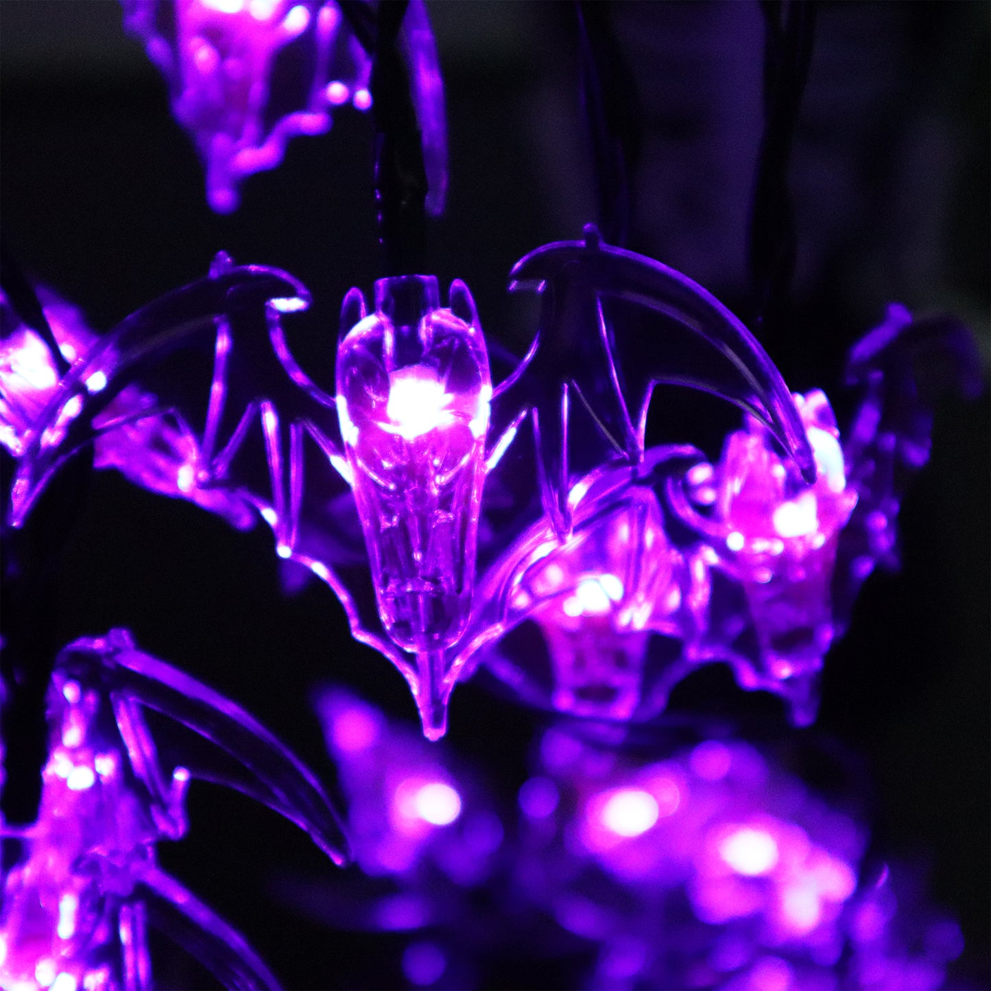 16.5 FT 30 LED Halloween Bat String Lights