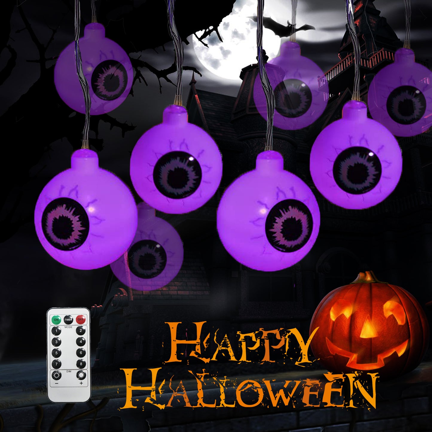 30 LED Eyeball String Lights