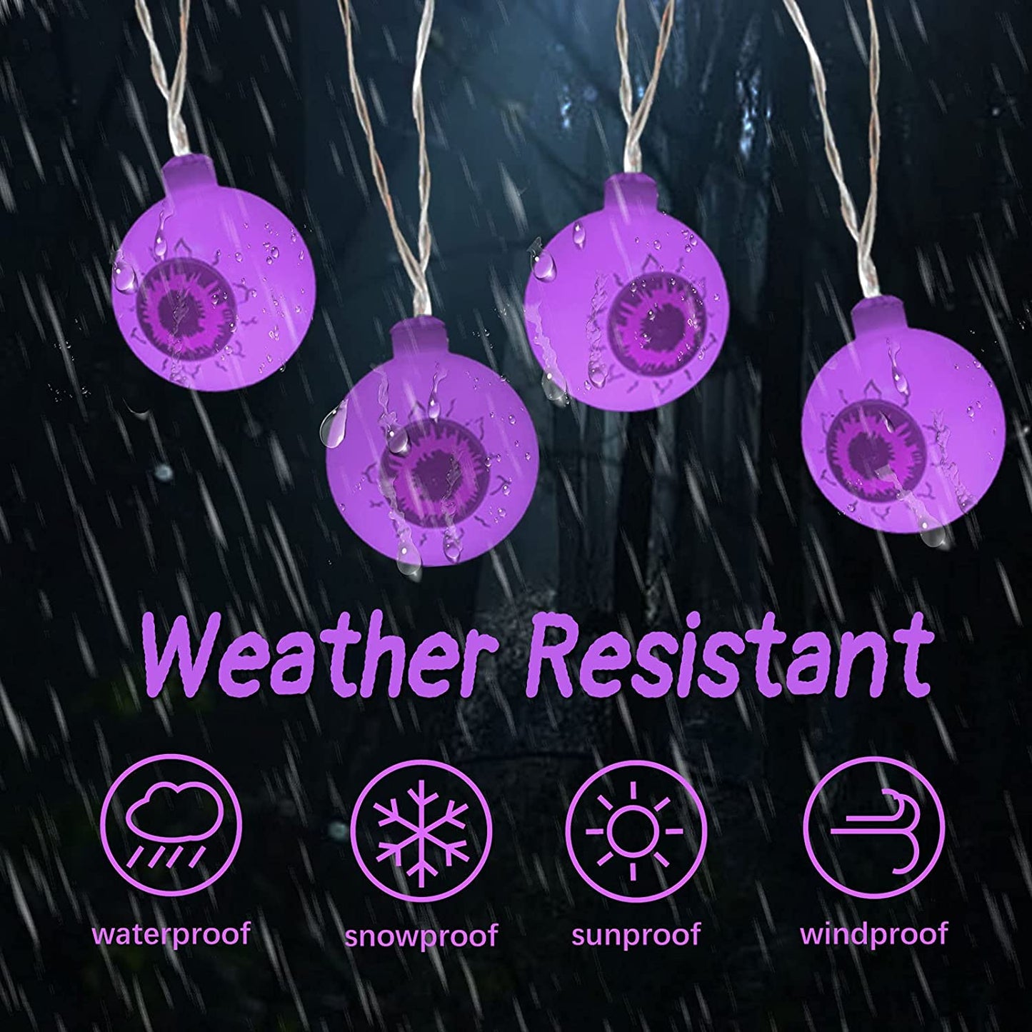 30 LED Eyeball String Lights