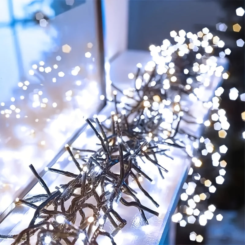 12.5FT 380 LED Connectable Cluster String Lights