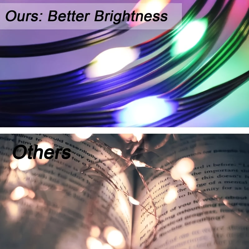 82FT 200 LED Green Wire String Lights