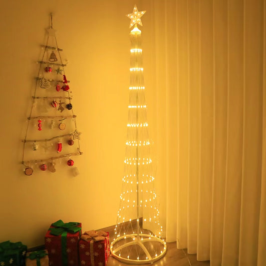 6ft Warm White Flagpole Net Light