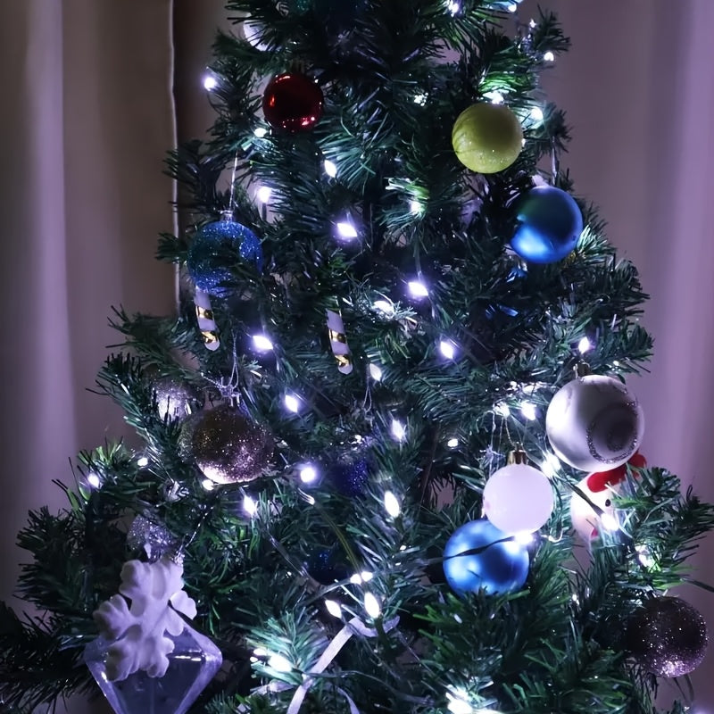 82FT 200 LED Green Wire String Lights