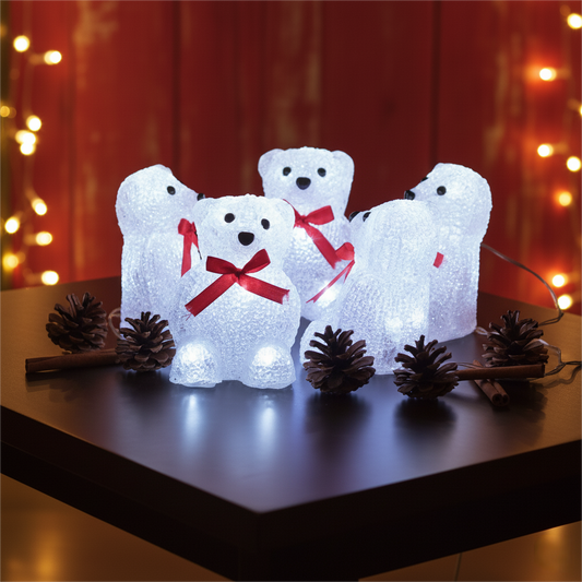 Small Sitting Acrylic Bears