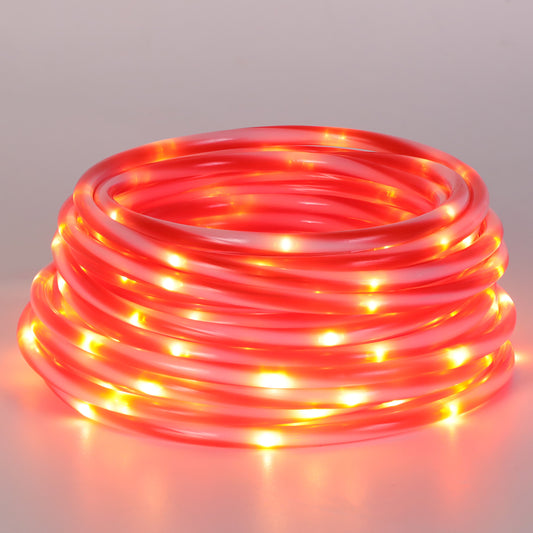 33FT Solar Rope Lights, 200 LED Waterproof Candy Color Outdoor