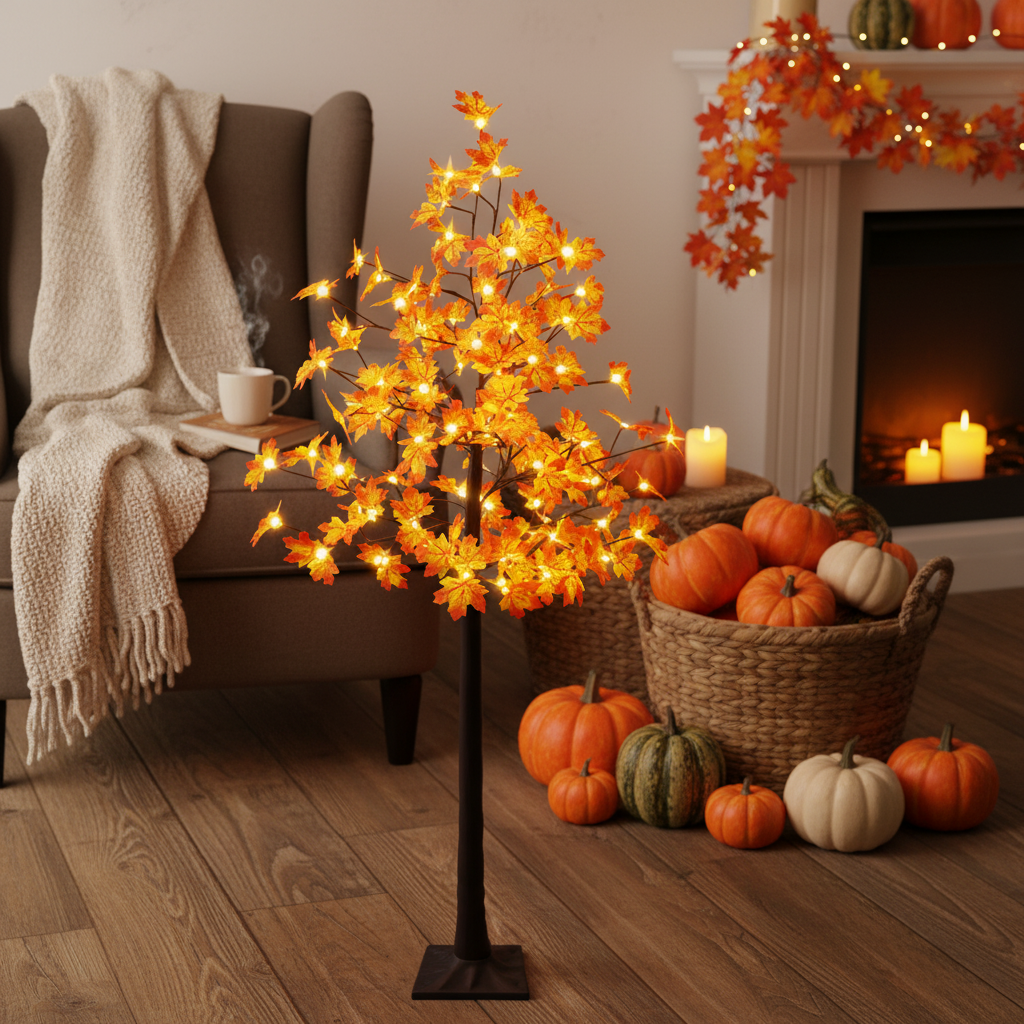 6 Ft LED Maple Tree
