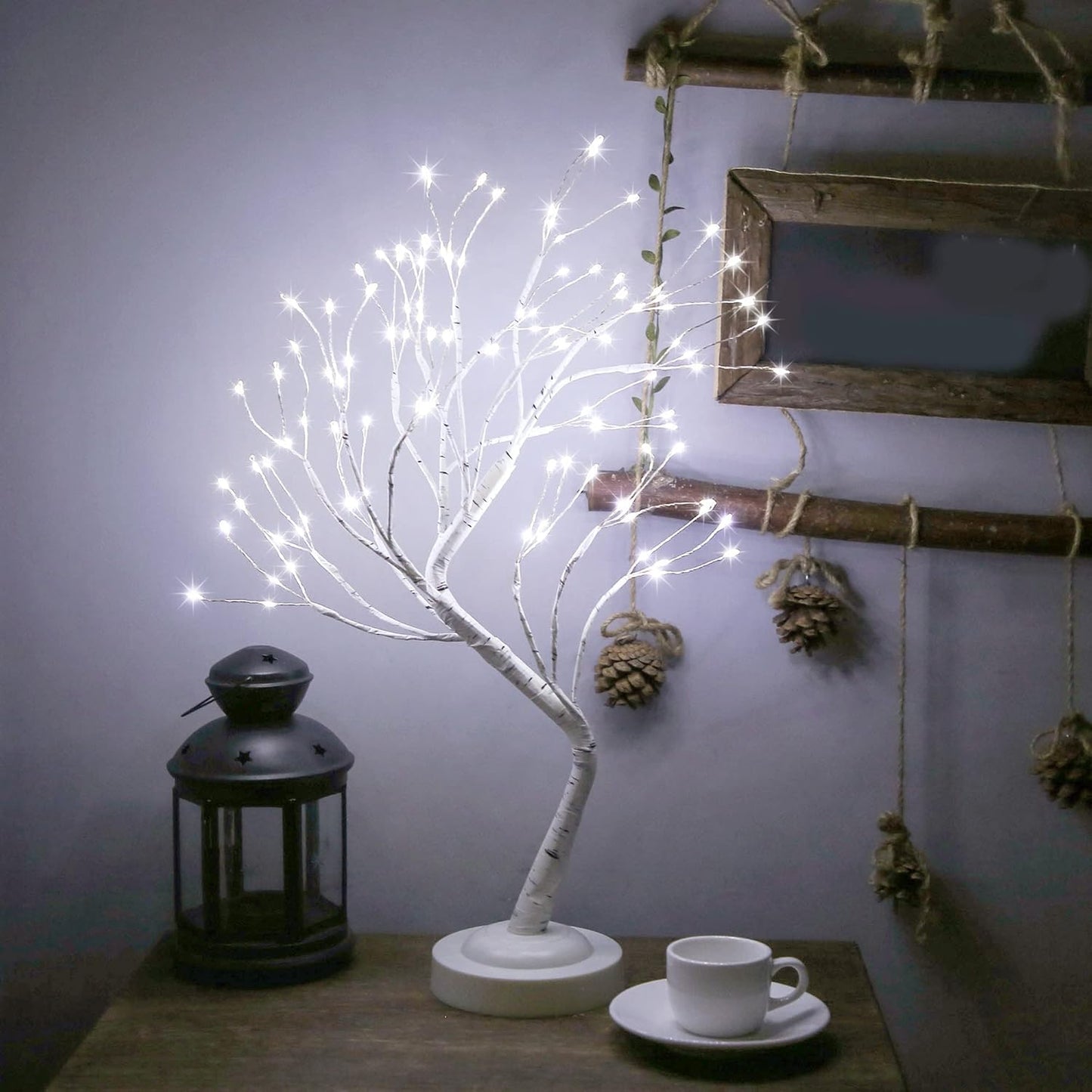 18" 108 LED Birch Tree with 8 Light Modes