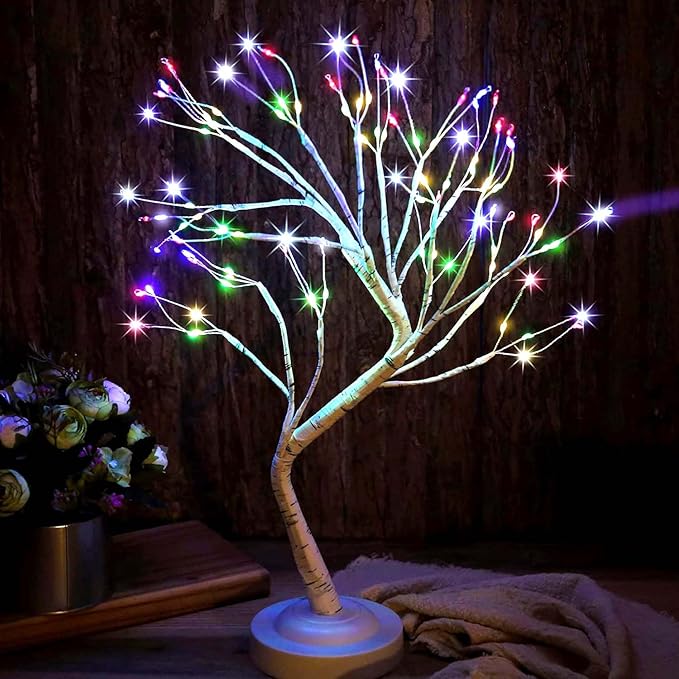 18" 108 LED Birch Tree with 8 Light Modes