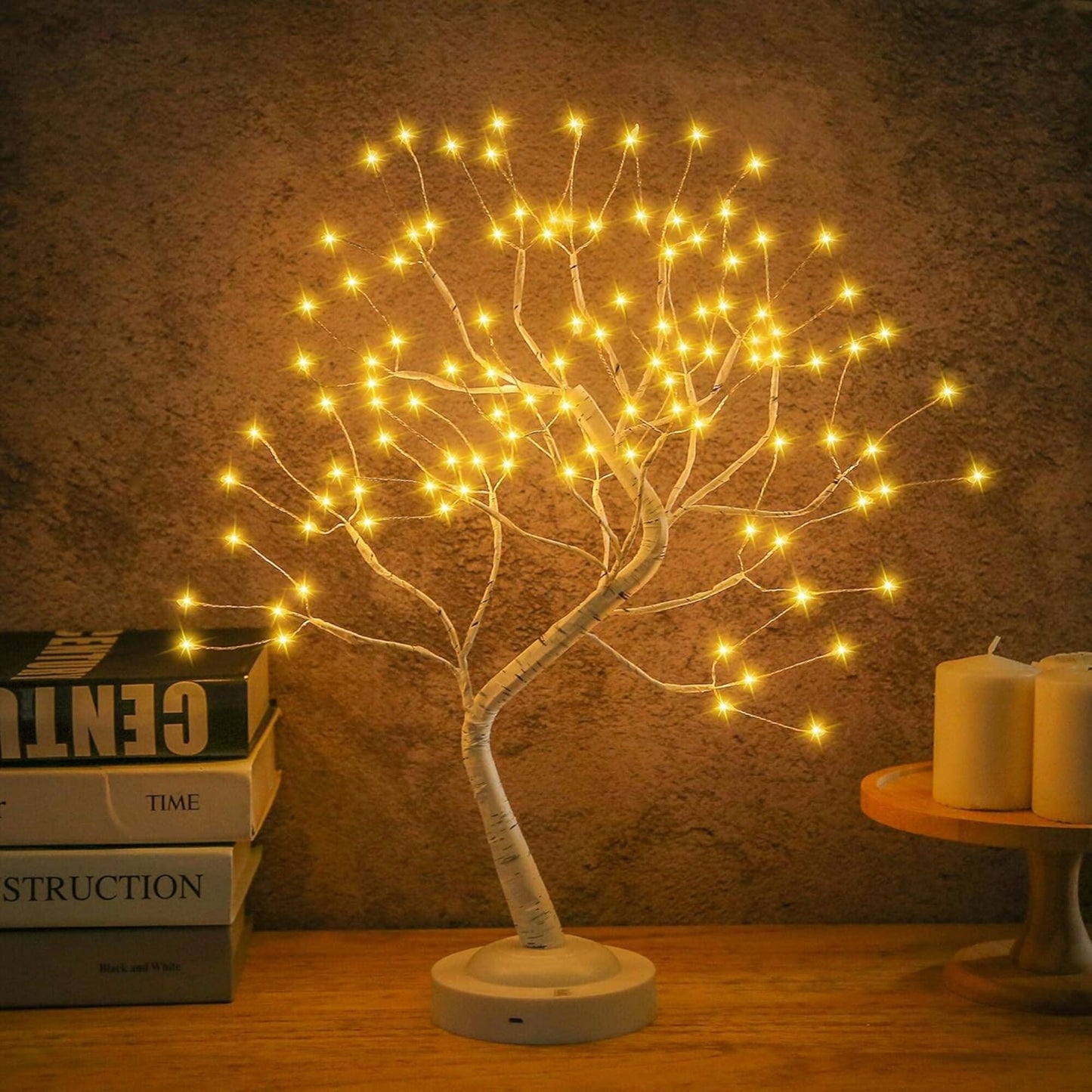 18" 108 LED Birch Tree with 8 Light Modes