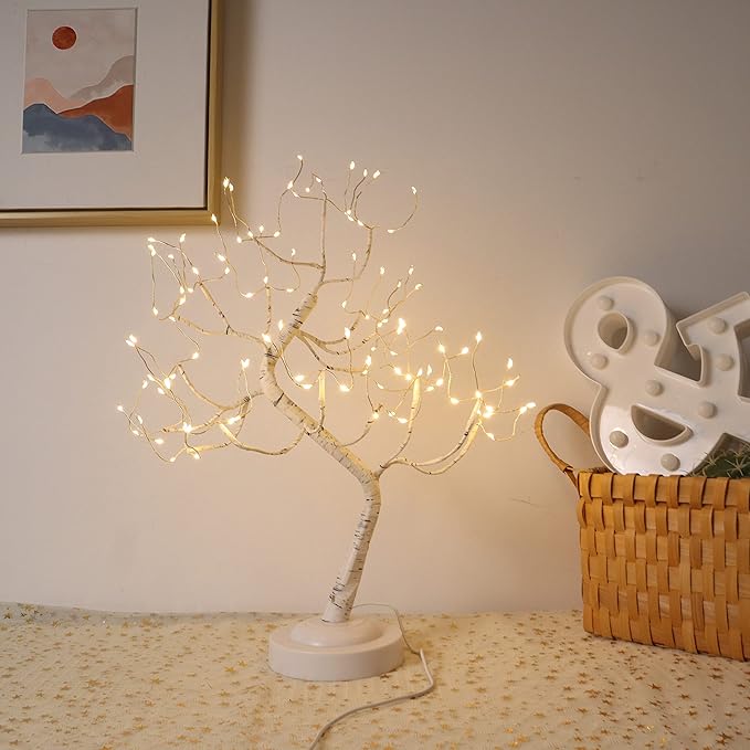 18" 108 LED Birch Tree with 8 Light Modes