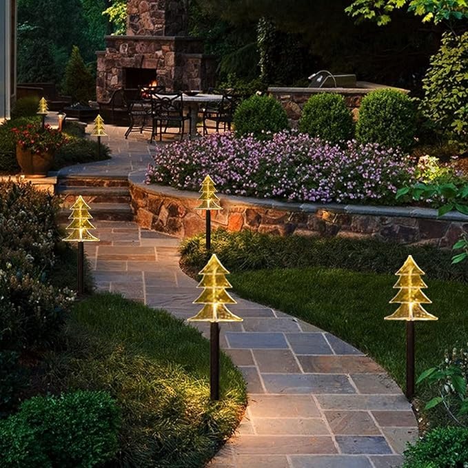 6.3FT 5 Pack Pathway Lights Christmas Tree Lights