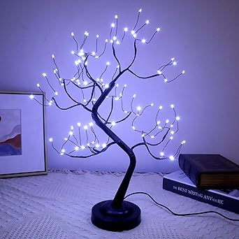 20“ 108 LED Black Wire Fairy Lights with 8 Modes