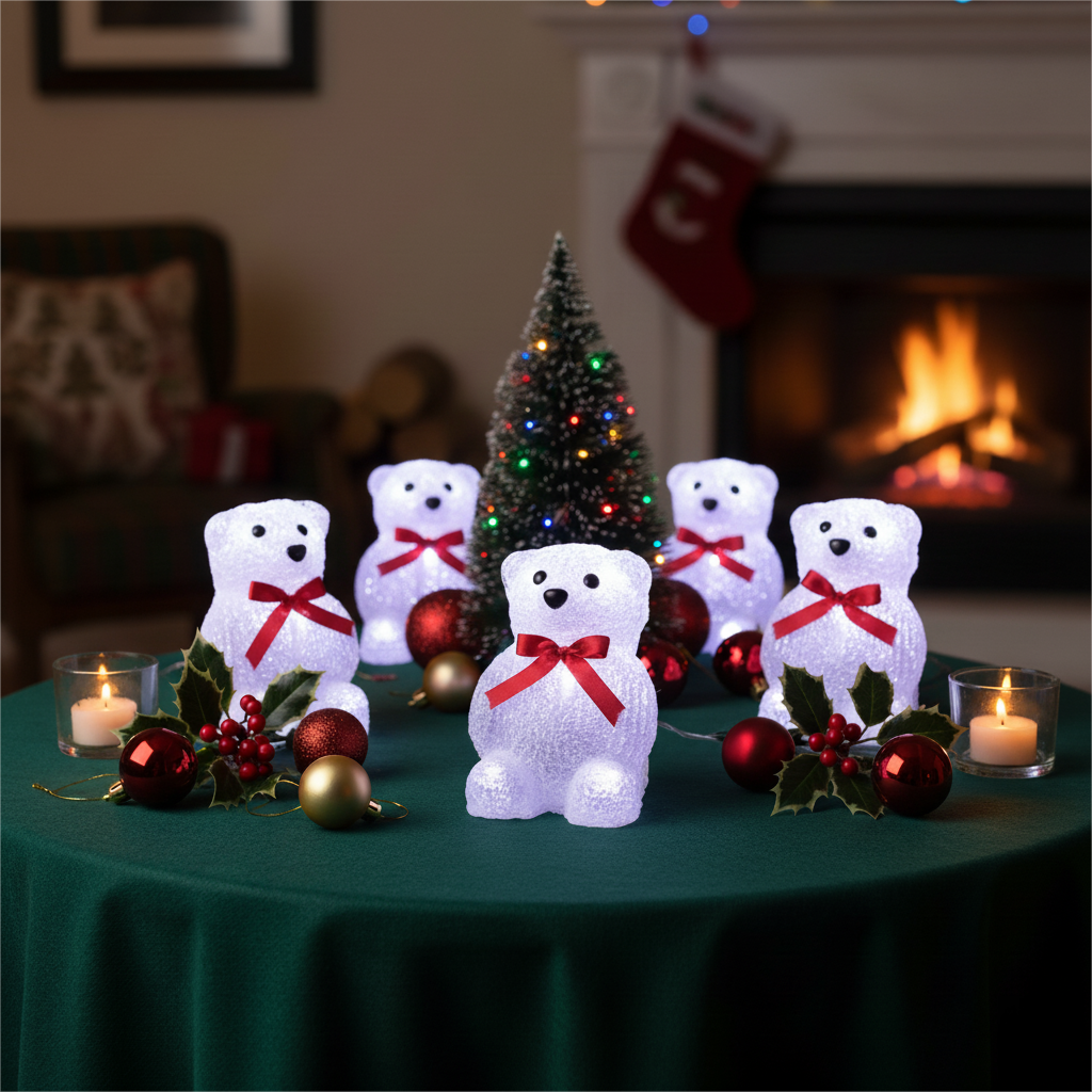 Small Sitting Acrylic Bears