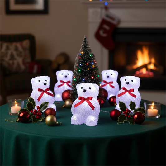 Small Sitting Acrylic Bears