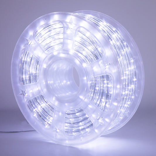 100Ft Cool White Rope String Lights