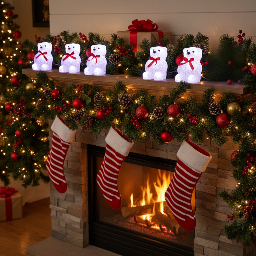 Small Sitting Acrylic Bears