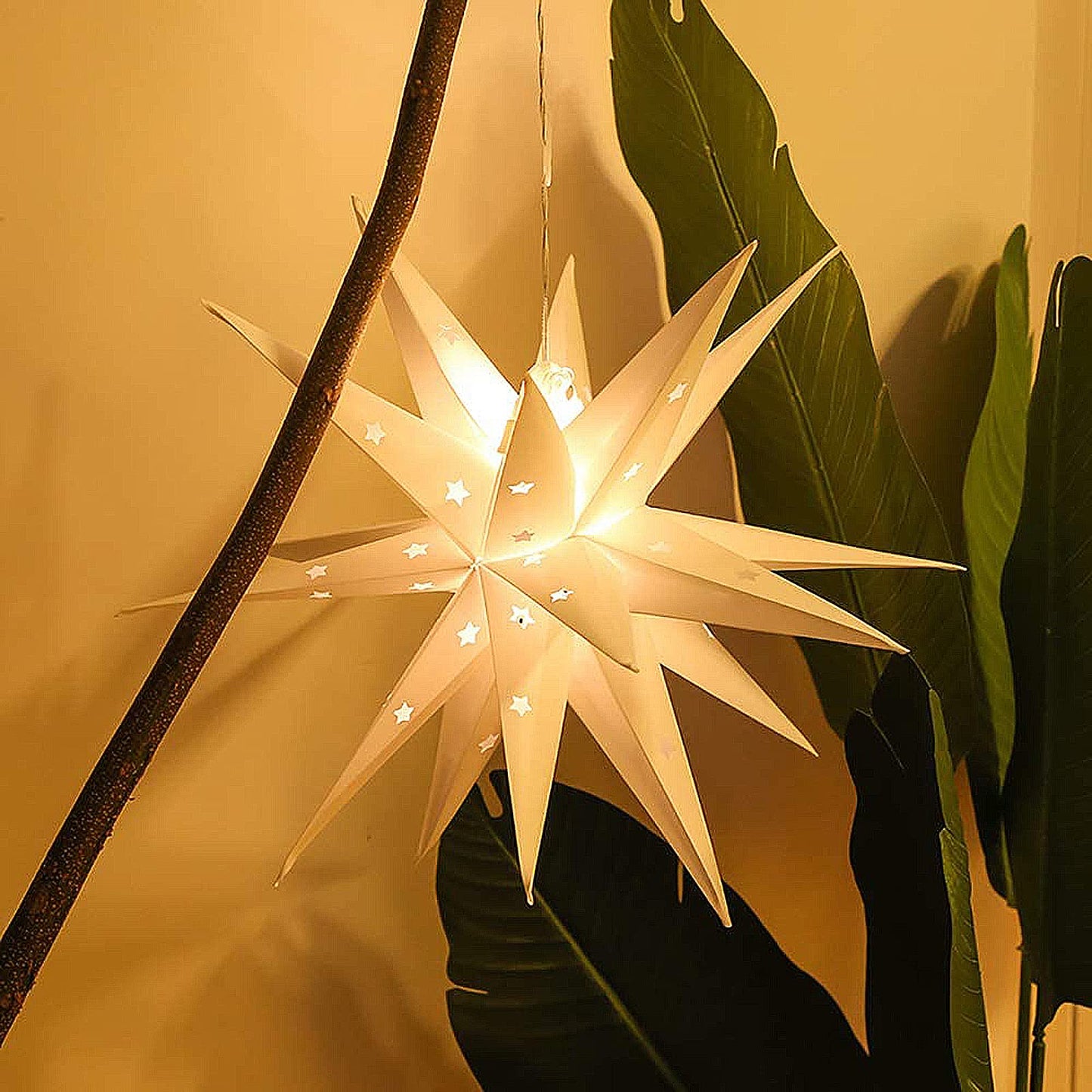 White Moravian Star Lights
