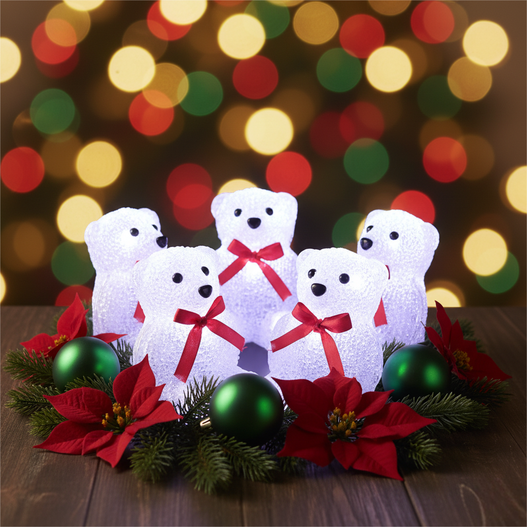 Small Sitting Acrylic Bears